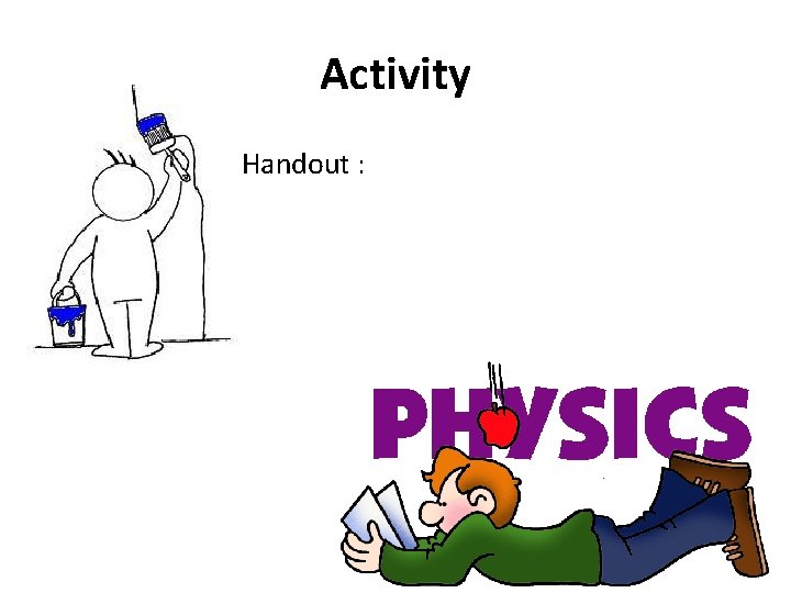 Activity Handout : 