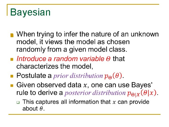 Bayesian n 