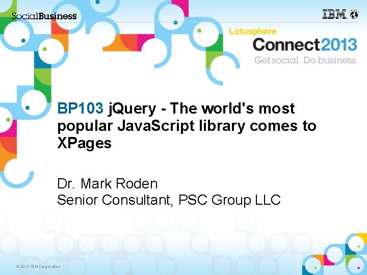 BP 103 j. Query - The world's most popular Java. Script library comes to
