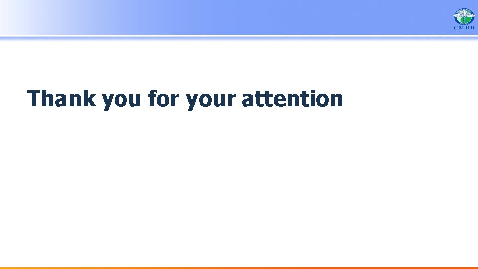 Thank you for your attention 