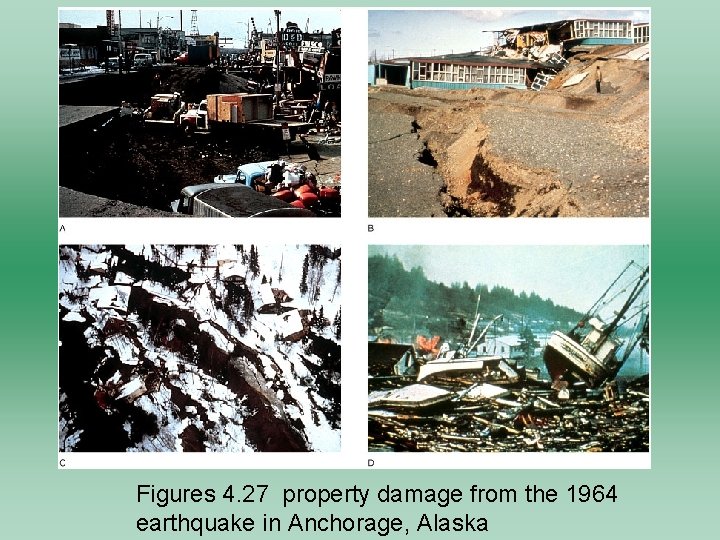 Figures 4. 27 property damage from the 1964 earthquake in Anchorage, Alaska 