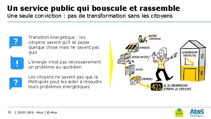 Un service public qui bouscule et rassemble Une seule conviction : pas de transformation