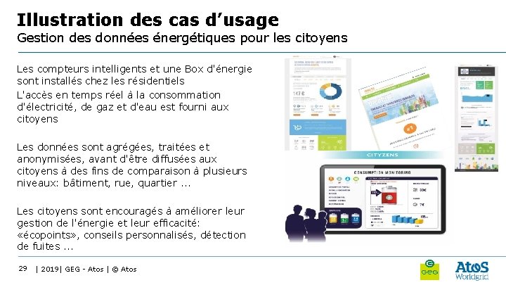 Illustration des cas d’usage Gestion des données énergétiques pour les citoyens Les compteurs intelligents