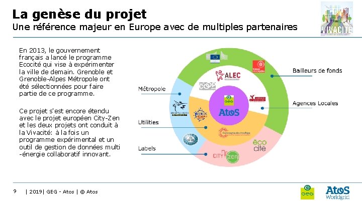 La genèse du projet Une référence majeur en Europe avec de multiples partenaires En