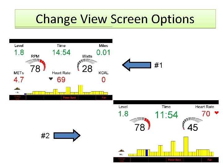 Change View Screen Options #1 #2 