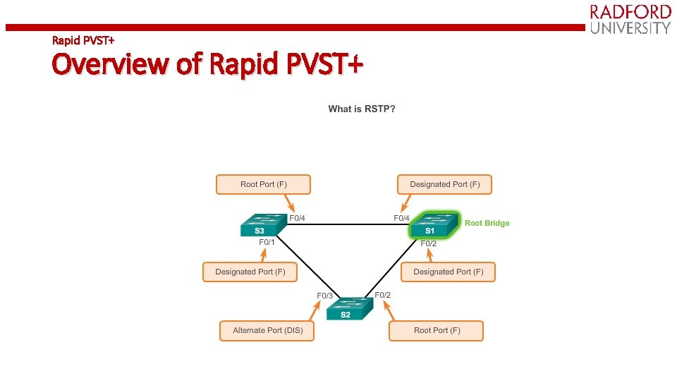 Rapid PVST+ Overview of Rapid PVST+ 