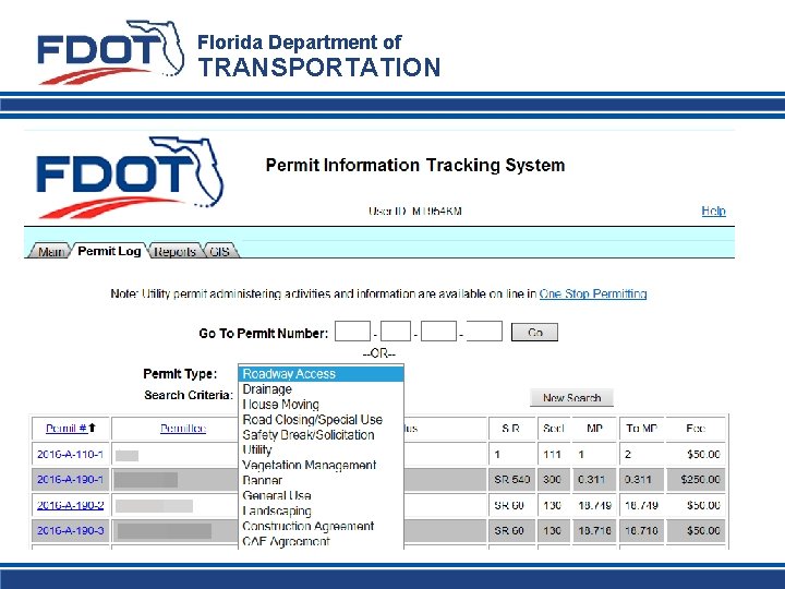 Florida Department of TRANSPORTATION 
