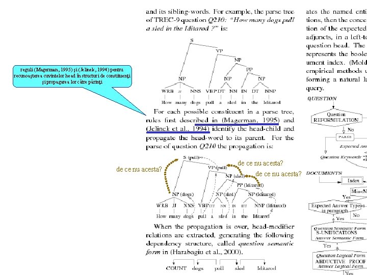 reguli (Magerman, 1995) şi (Jelinek, 1994) pentru recunoaşterea cuvintelor head în structuri de constituenţi