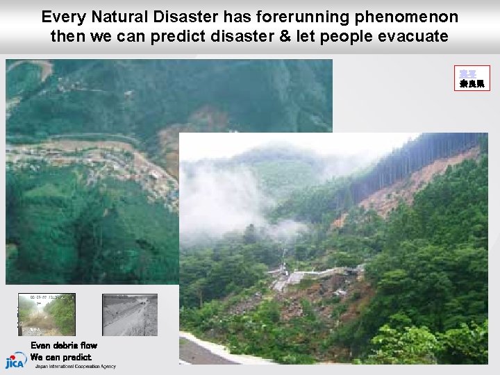 Every Natural Disaster has forerunning phenomenon then we can predict disaster & let people