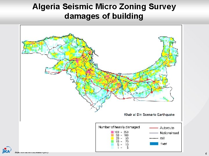 Algeria Seismic Micro Zoning Survey damages of building 6 