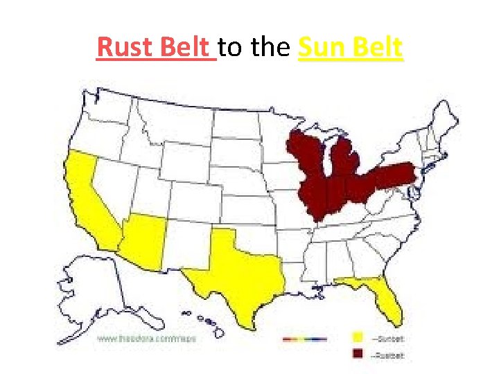 Rust Belt to the Sun Belt 