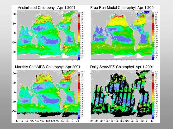 Ocean Color Bio Optical Model Ocean Biological Modeling and Assimilation of Ocean Color