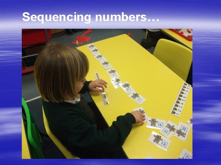Sequencing numbers… 