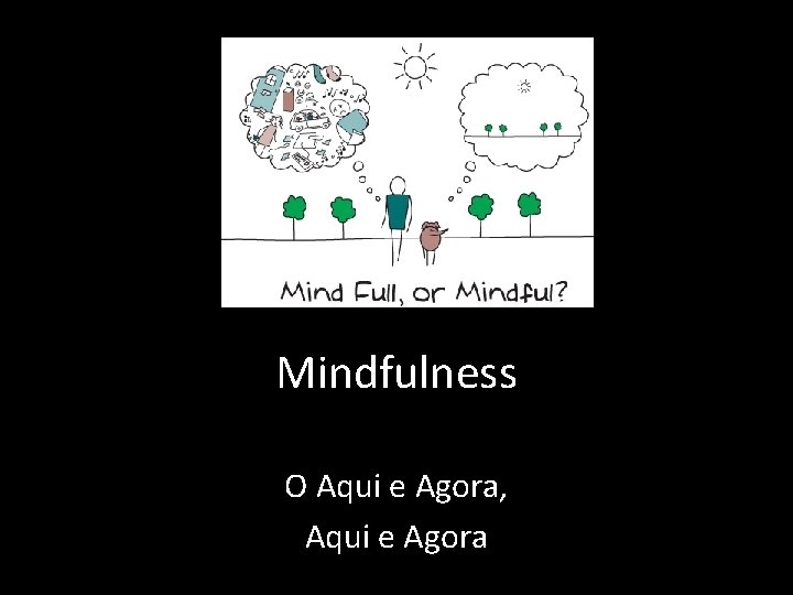 Mindfulness O Aqui e Agora, Aqui e Agora 