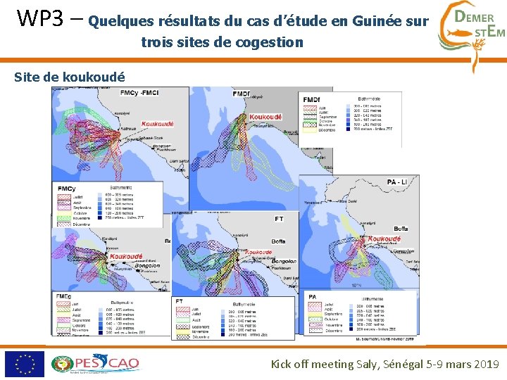 WP 3 – Quelques résultats du cas d’étude en Guinée sur trois sites de