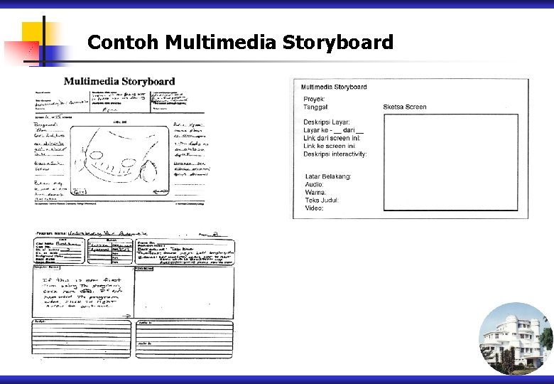 Contoh Multimedia Storyboard 