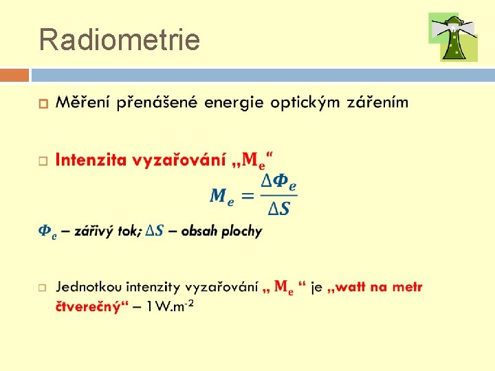 Radiometrie 