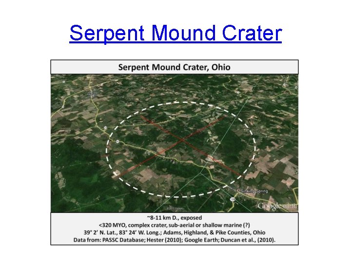 Serpent Mound Crater 