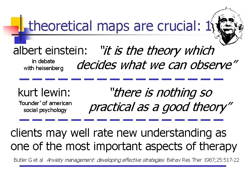 theoretical maps are crucial: 1 albert einstein: “it is theory which in debate with