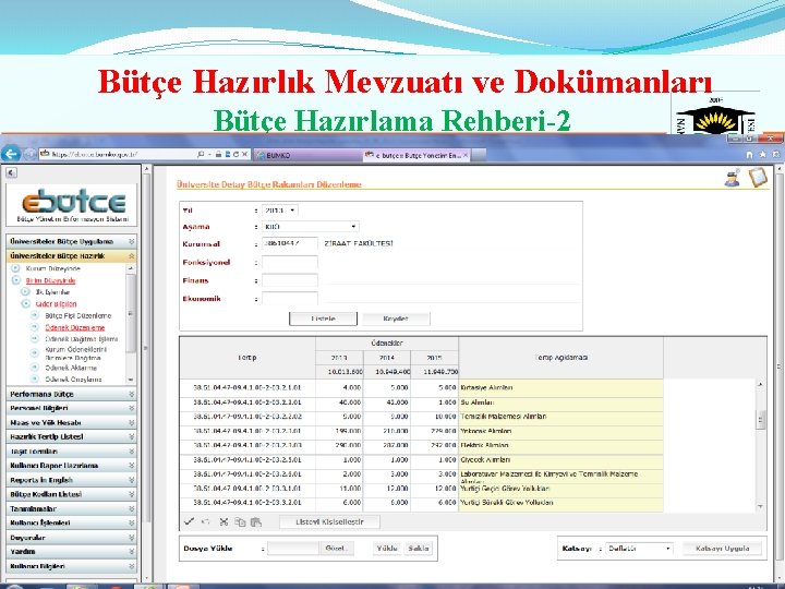 Bütçe Hazırlık Mevzuatı ve Dokümanları Bütçe Hazırlama Rehberi-2 