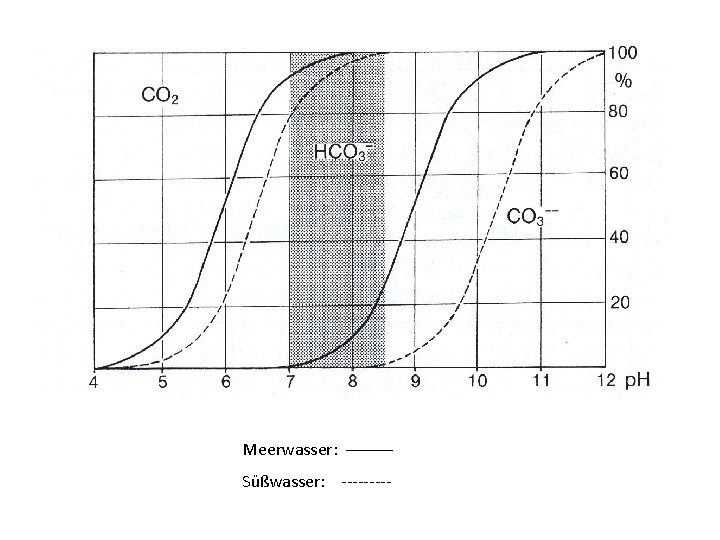 Meerwasser: ____ Süßwasser: ----- 