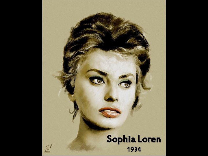 Sophia Loren 1934 