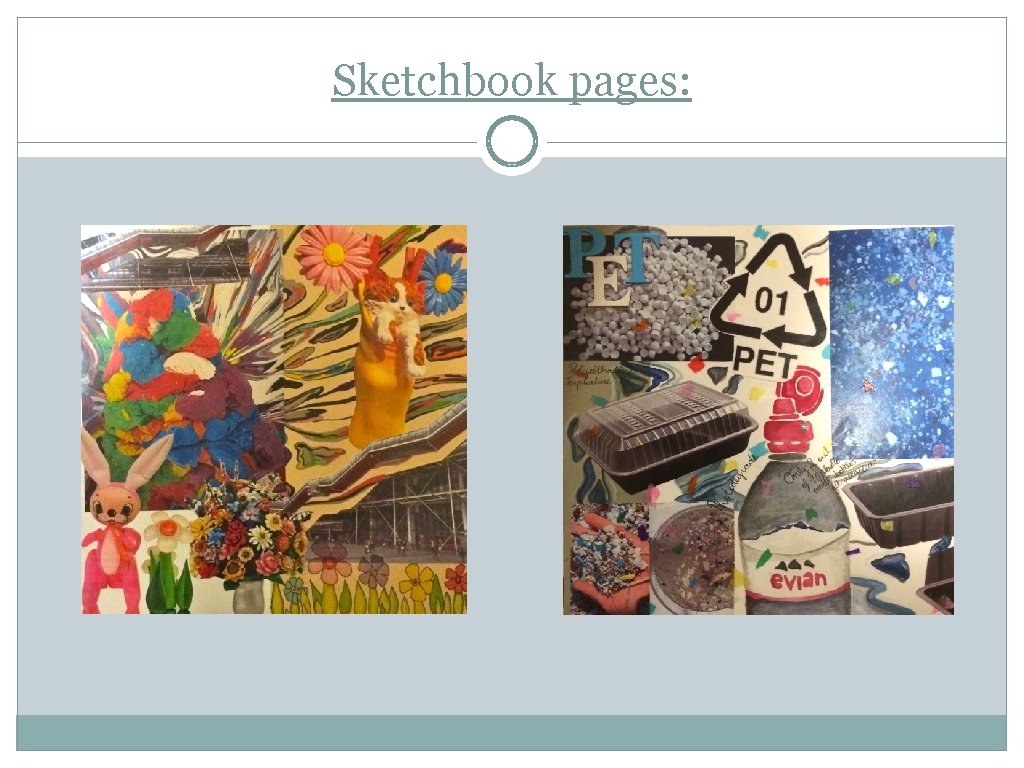 Sketchbook pages: 