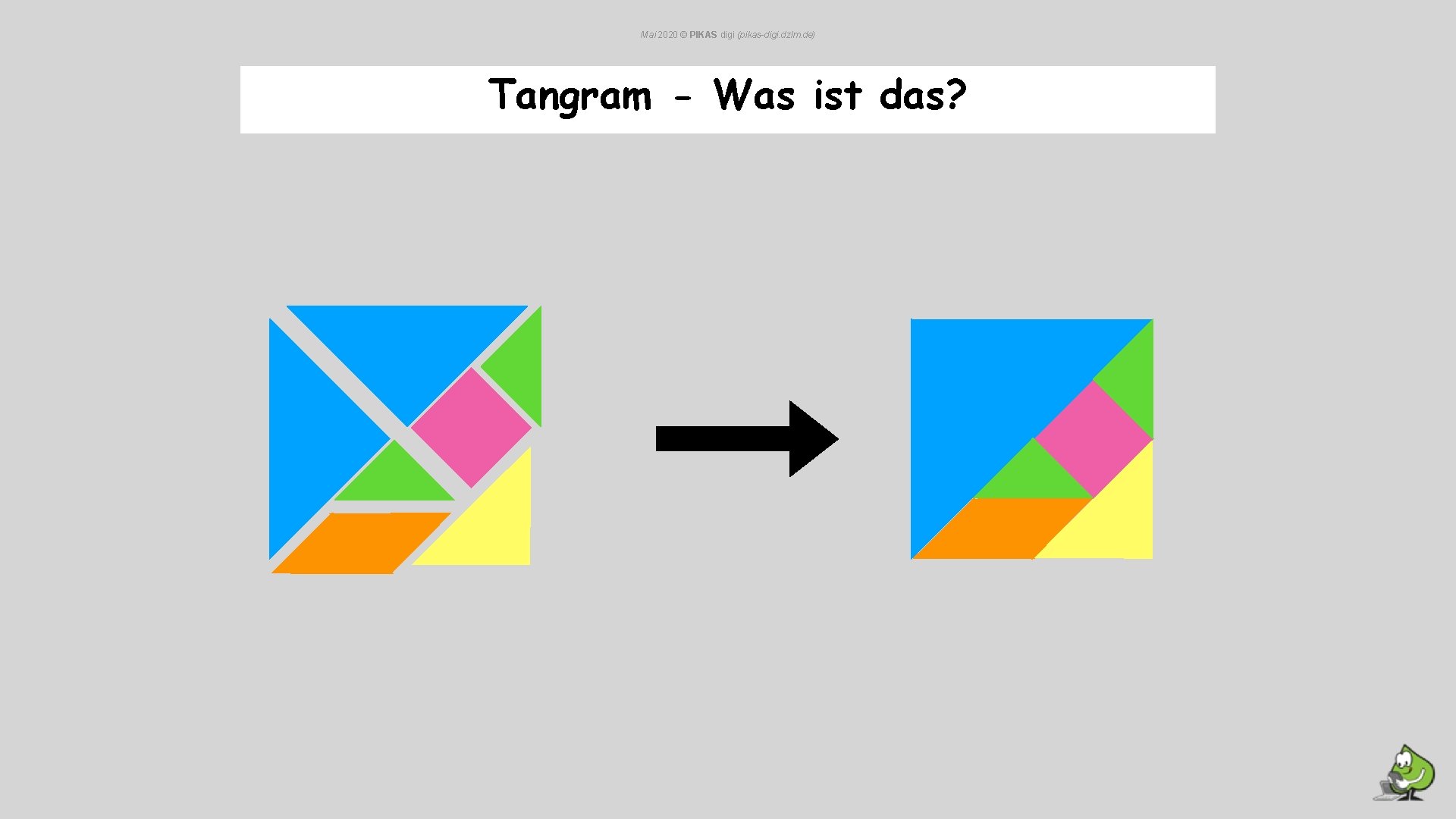 Mai 2020 © PIKAS digi (pikas-digi. dzlm. de) Tangram - Was ist das? 