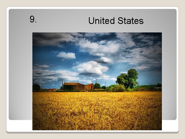 9. United States 