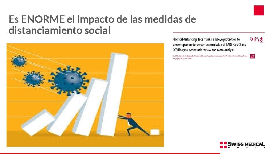 Es ENORME el impacto de las medidas de distanciamiento social 