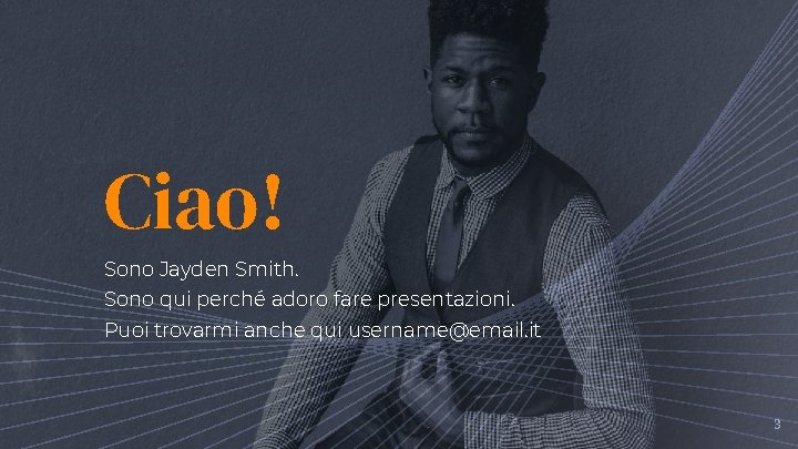 Ciao! Sono Jayden Smith. Sono qui perché adoro fare presentazioni. Puoi trovarmi anche qui