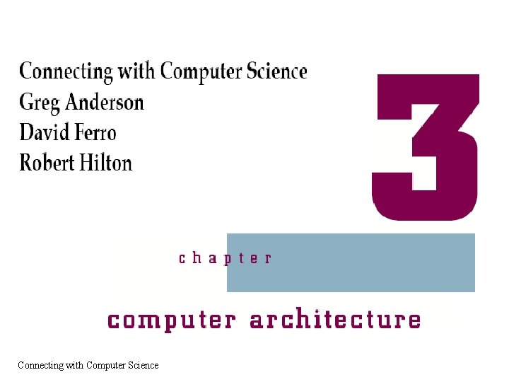 Connecting with Computer Science 