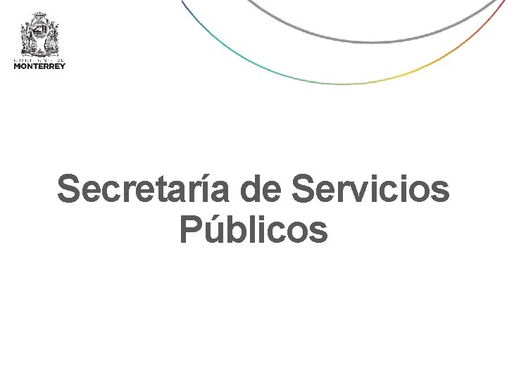 Secretaría de Servicios Públicos 