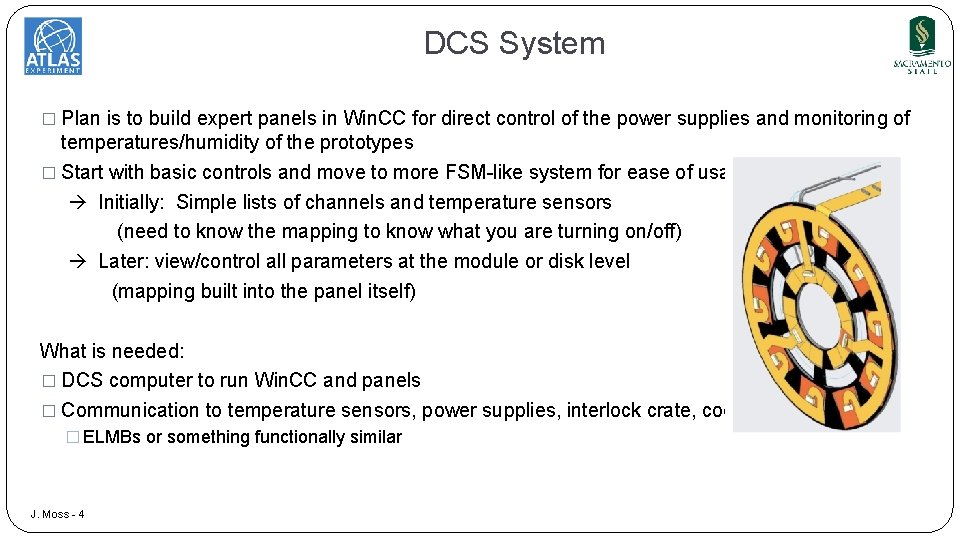 DCS System � Plan is to build expert panels in Win. CC for direct