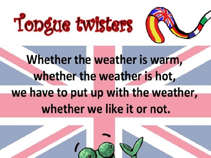 Tongue twister 