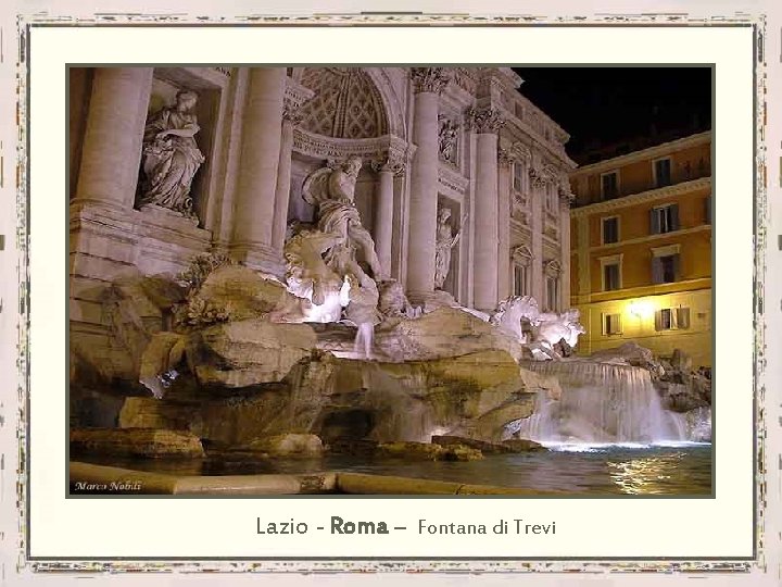 Lazio - Roma – Fontana di Trevi 