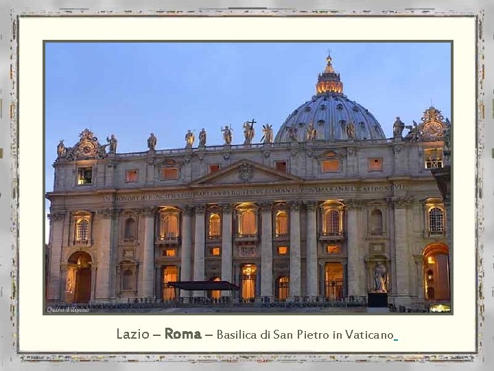 Lazio – Roma – Basilica di San Pietro in Vaticano 
