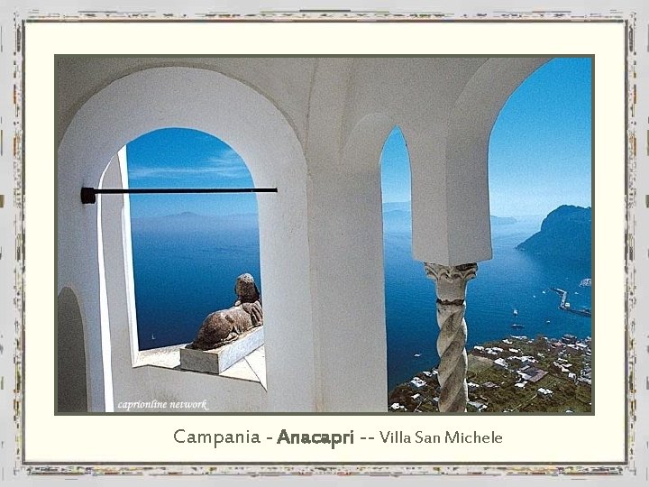 Campania - Anacapri -- Villa San Michele 