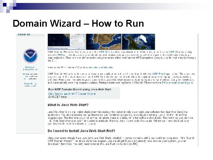 Domain Wizard – How to Run 