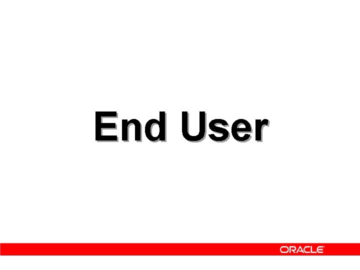 End User 