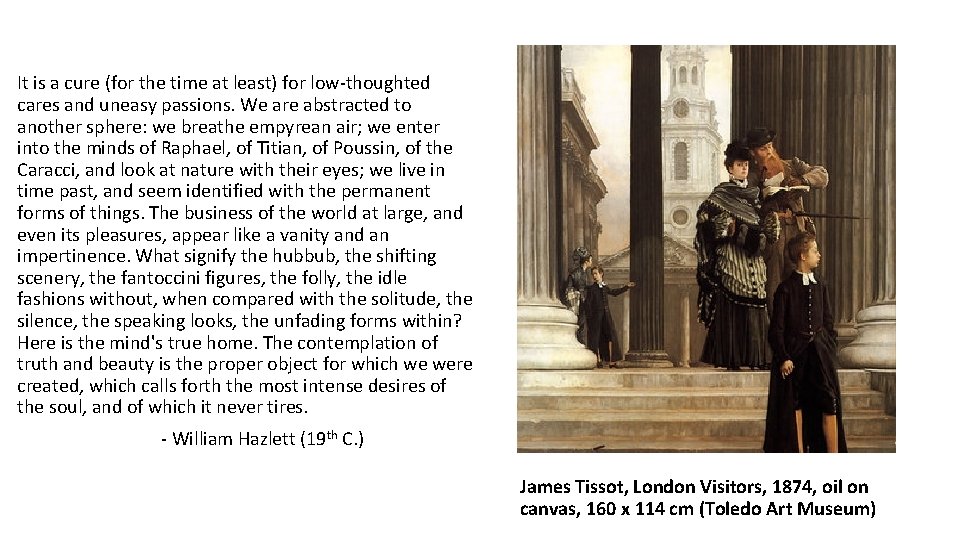 It is a cure (for the time at least) for low-thoughted cares and uneasy