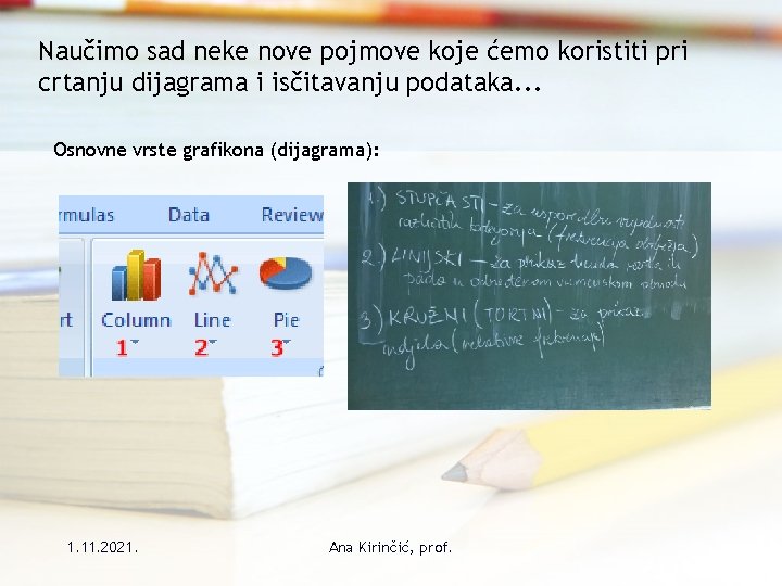 Naučimo sad neke nove pojmove koje ćemo koristiti pri crtanju dijagrama i isčitavanju podataka.