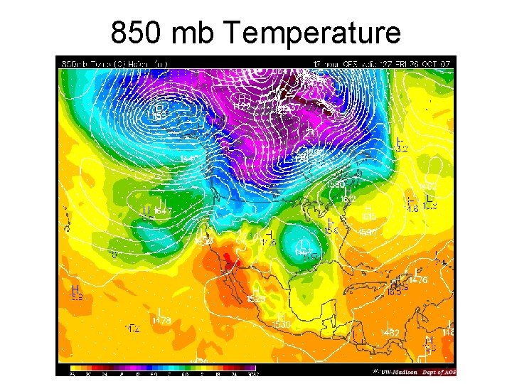 850 mb Temperature 