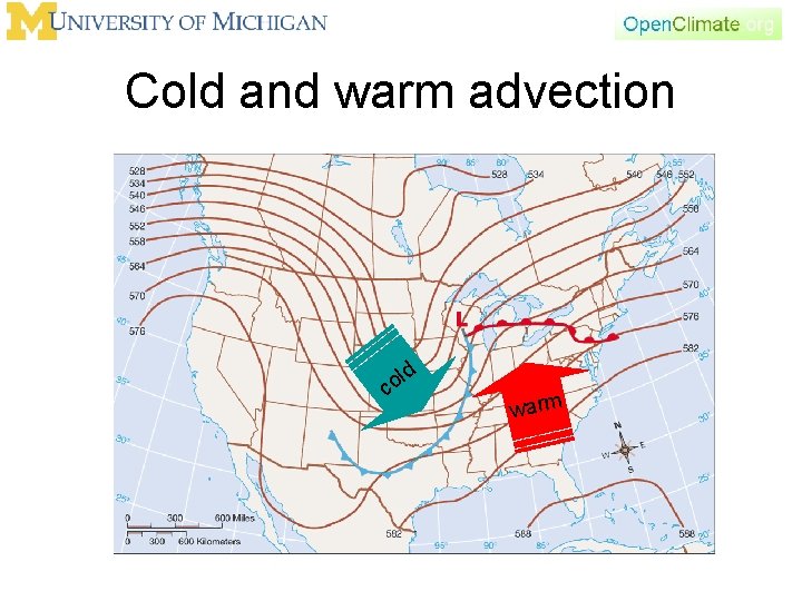 Cold and warm advection ld o c warm 