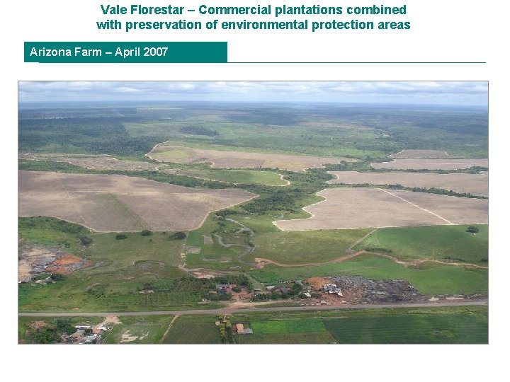 Vale Florestar – Commercial plantations combined with preservation of environmental protection areas Arizona Farm