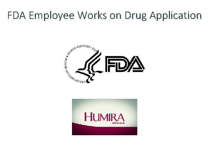 FDA Employee Works on Drug Application 