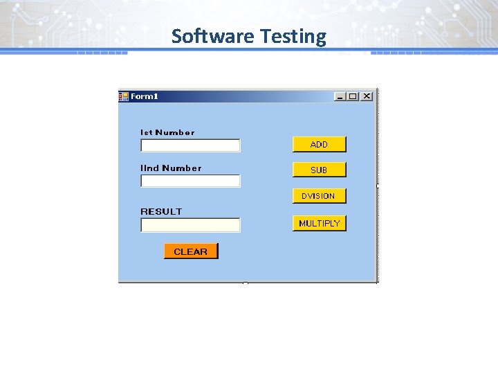 Software Testing 