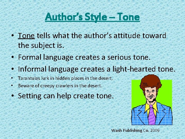 Authors Style Wash Publishing Co 2009 What is