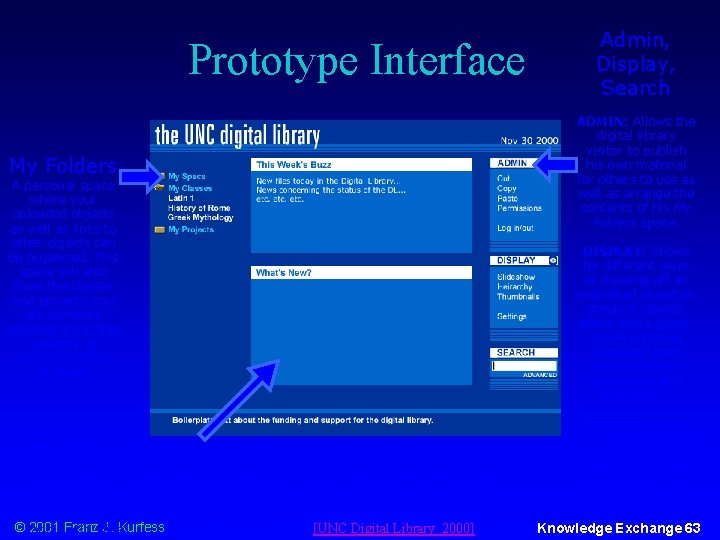 Prototype Interface My Folders A personal space where your uploaded objects as well as