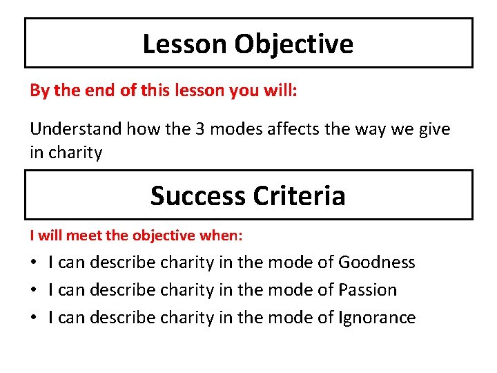 Lesson Objective By the end of this lesson you will: Understand how the 3